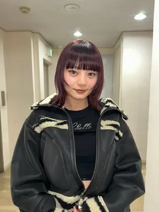 ショート レイヤー/暖色カラー /似合わせ/Moeのヘアスタイル