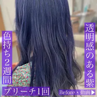 ロング カラー ナカタケ ユウのヘアスタイル