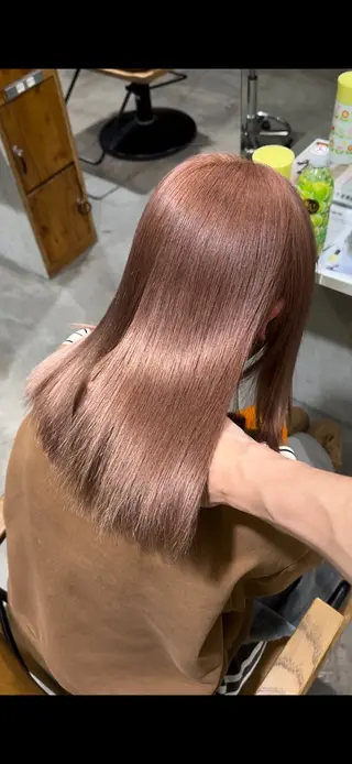 ミディアム カラー 各務原/カラー/ブリ ーチお任せください!のヘアスタイル