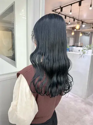 セミロング カラー ヘアアレンジ CheRiR【シェリール】所属・cherir髪質改善 パーソナルカラー診断のヘアスタイル