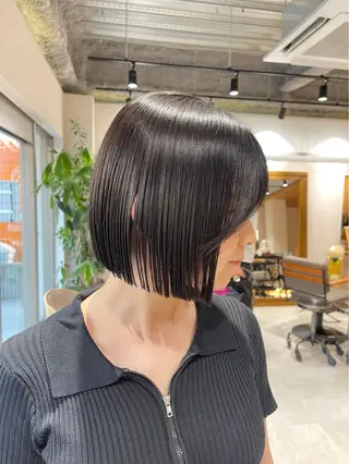 ショート カラー 🩵ボブ/レイヤー /髪質改善🩵のヘアスタイル