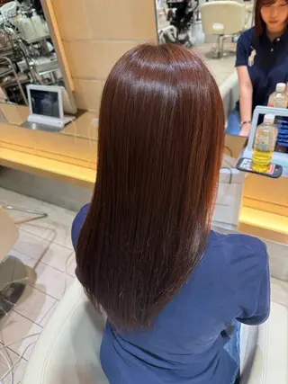 セミロング カラー 石本 泰士のヘアスタイル
