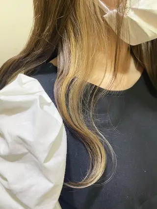 ロング ブリーチ毛対応酸性 ストレート🌈サキのヘアスタイル