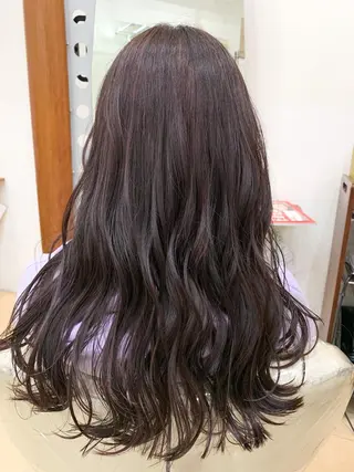 セミロング カラー 縮毛矯正/髪質改善 /韓国風　山川春輝のヘアスタイル