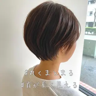 ショート ✨圧倒的満足度◎ 小顔美人ショート✨佃のヘアスタイル