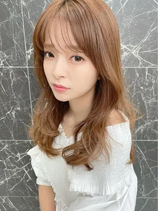 セミロング チダアキフミ Ash大森のヘアスタイル