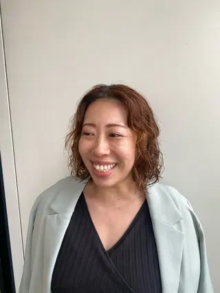 ミディアム 🌀ボブ／ミディアム パーマ🌀ayaのヘアスタイル