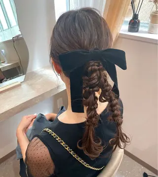 ヘアアレンジ エクステ＆ヘアセット Milaのヘアスタイル