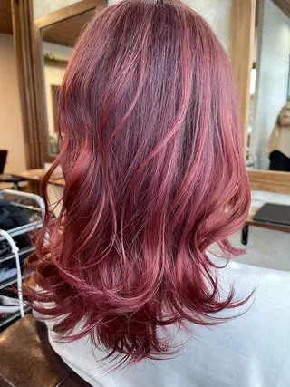 ミディアム カラー ANDIAMO SAKAE  楓のヘアスタイル