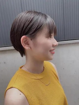 ショート コテ巻きパーマ/韓国 パーマ/佐野のヘアスタイル