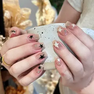 ネイル By moonネイル 🌷ワンホン/韓国風のネイルデザイン