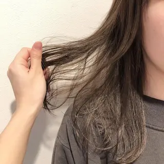 ロング カラー ヘアアレンジ 透明感カラー/推しカ ラー☁️JURAのヘアスタイル