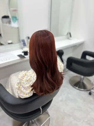 セミロング カラー 🤍レイヤー/顔周り /hirari🤍のヘアスタイル