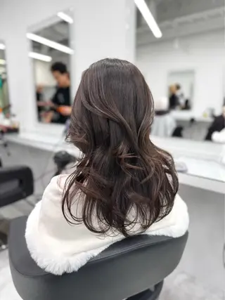 カラー 韓国うる艶ベージュ 🤎まなかのヘアスタイル