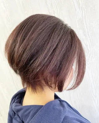 ショート カラー ヘアアレンジ HUENEST アカデミーサロンのヘアスタイル