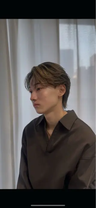 メンズ ニュアンス/フェザー メンズカット/Senのヘアスタイル