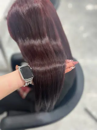 ロング ブリーチなし✦.* 暖色カラー🎀セナのヘアスタイル