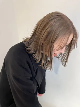 ミディアム カラー ボブ特化✨ 松本竜之介のヘアスタイル