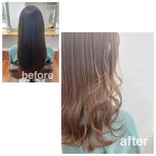 セミロング GRANLUSSO 〜グランルッソ駅前店所属・木口 嘉美のヘアスタイル