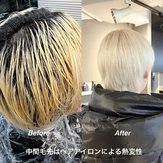 ショート カラー daiki 原宿のヘアスタイル