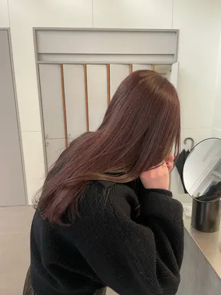 セミロング カラー 🪽透明感color /Shizuki🪽のヘアスタイル