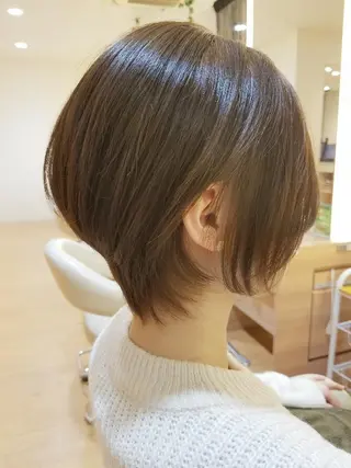 ショート カラー 髪質改善/ハイライト 小林秀樹のヘアスタイル