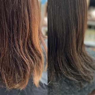 セミロング glosstokyo所属・縮毛矯正技師須藤玲人 髪質改善師ゴトウのヘアスタイル