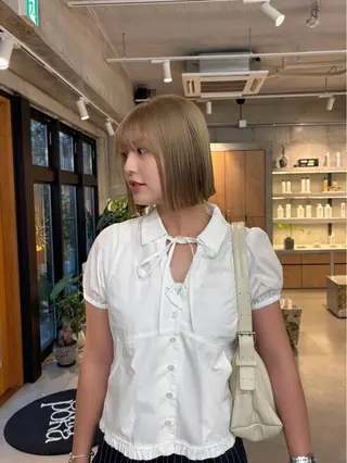 ショート リナ/名古屋/矢場町 カットモデルのヘアスタイル