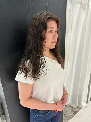 ロング カラー パーマ キッズ オトナヘア🌸 harukaのヘアスタイル