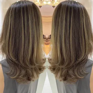 セミロング カラー 河合秀明/ショート /ボブ/レイヤーのヘアスタイル