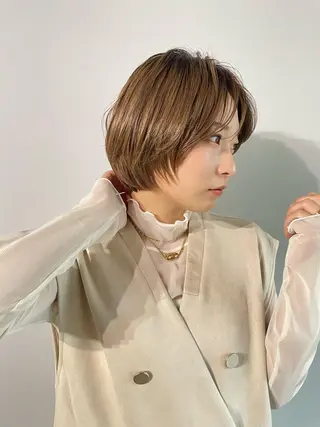 カラー La fith hair ray 札幌店所属・顔まわり/W カラー/リョウのヘアスタイル