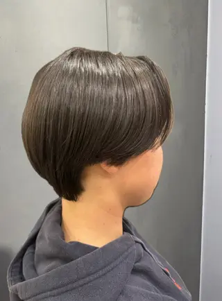 ショート スキバサミを使わない カット✂︎カズマのヘアスタイル