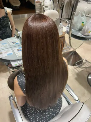 ロング ツヤ髪💫髪質改善 透明感カラー仁平創太のヘアスタイル