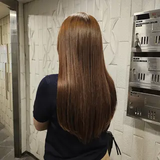 ロング カラー あべかりん/原宿 /マツパ/ハイトーンのヘアスタイル