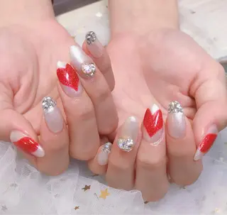 カラー ネイル Q Free nailsのネイルデザイン
