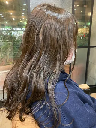 セミロング カラー 特殊カラー特化 ✂️SHIAN フジのヘアスタイル