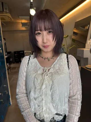 ショート レイヤーカット\ウル フ　chinatsuのヘアスタイル