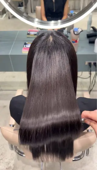 ミディアム カラー ✨髪質改善 縮毛矯正 艶髪 立川 コウキ✨のヘアスタイル