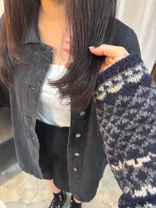 ロング ボブ/可愛いスタイル ⠀ゆらのヘアスタイル