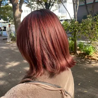 ミディアム カラー 🌸暖色髪質改善 MEI🌸のヘアスタイル