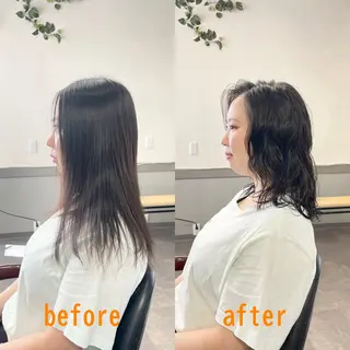 セミロング パーマ モデル募集！ 【fun】太田のヘアスタイル