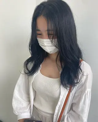 ロング ୨୧柔らかいカラー nozomi ୨୧のヘアスタイル