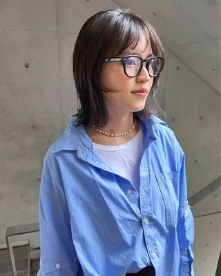 セミロング カラー GO TODAY SHAiRE SALON表参道Polaris店所属・暖色カラー/ピンク カラー/HARUKAのヘアスタイル