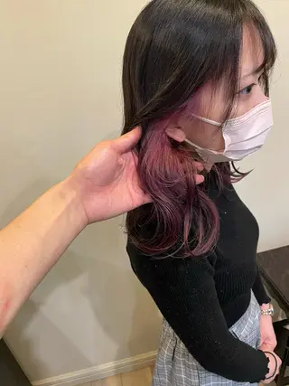 セミロング 亀川蓮 Agu hairのヘアスタイル