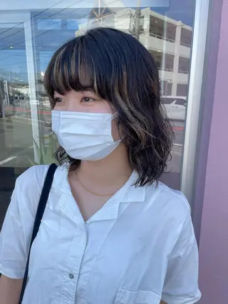 カラー パーマ ひなた 艶カラー/渋谷のヘアスタイル