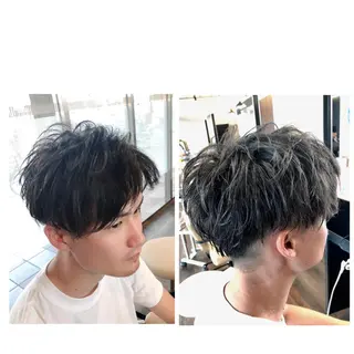 パーマ メンズ 【艶カラー】 STYLE 和泉俊希のヘアスタイル