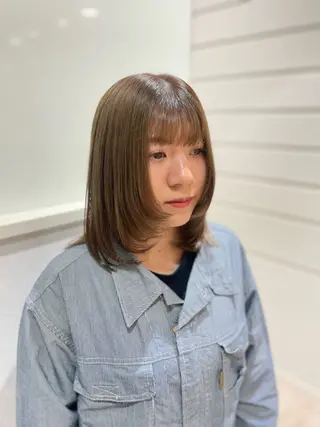 ミディアム Soleil所属・ボブ/艶髪 soleilrukaのヘアスタイル
