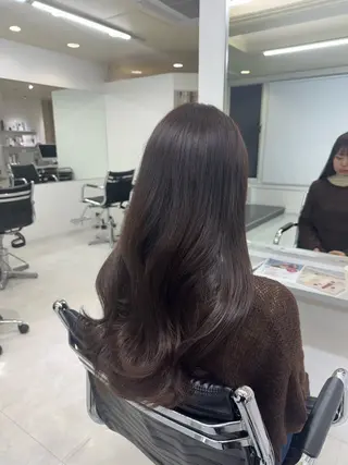 ロング カラー 韓国ヘア🇰🇷 /艶カラー✨のヘアスタイル