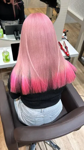 カラー AIRI/難波/ ハイトーン/髪質改善のヘアスタイル