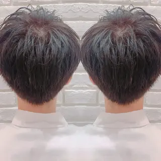 ショート カラー メンズ 髪質改善/縮毛矯正/ 韓国ヘア/店長敦士のヘアスタイル